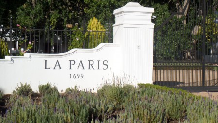 Un des nombreux vignobles de Franschoek qui portent un nom français